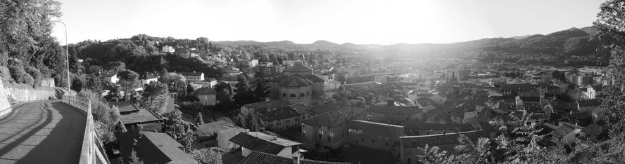 a panorama of the beautiful village of mendrisio.
